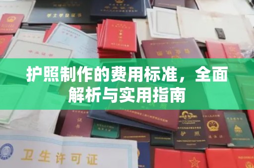 海晏护照制作的费用标准，全面解析与实用指南